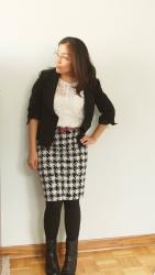 Try-it-out Tuesday: houndstooth and lace