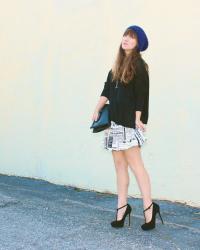 5 Ways To Wear Carrie Hammer's Newspaper Print Skirt