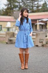 5 Ways To Wear A Denim Dress :: ONE Leather & Denim