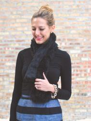 Faux-Fur Stole (See Jane Wear...Over and Over)