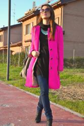 The pink coat