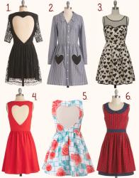 Inspiration: Heart Dresses Everywhere!