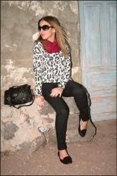 Black & White animal print