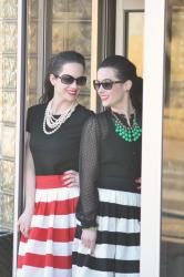 DoubleMint Diner Style - eShakti's "Her Fifties" Skirt Review! 