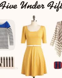 Five Under Fifty: Stripes