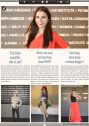 My 3 Page Interview in a Special Fashion Week Edition of Why Blue Matters Magazine