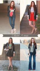 1 blazer, 4 ways