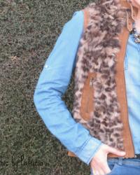 Leopard vest.