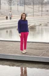 fuchsia pants  /  občan adéla