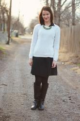 Outfit of the Week - Boots & A Sweater in March