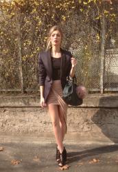 Asymmetric skirt, love it!