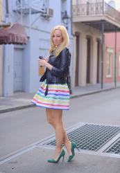 Candy Stripes & Bare Legs