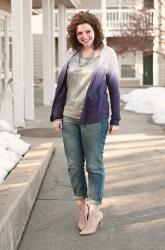 What I Wore: Purple Ombre