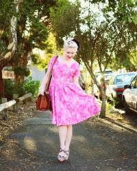 summer pink, summer evenings and sunset cowboy boots