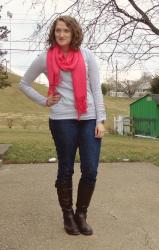 Five Things and a Coral Scarf