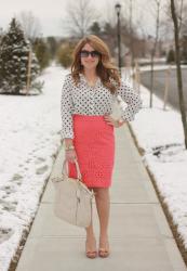 Eyelet & Polka Dots