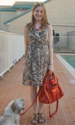 Printed Dresses, Sandals, Balenciaga Velo and Work Bags