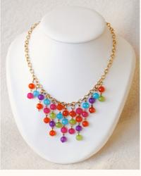 How To Wear It: Colourful necklace