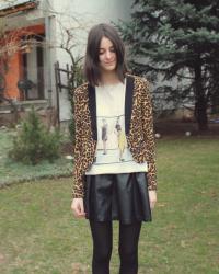 Leopard blazer