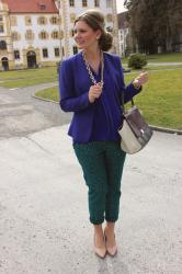 Office Chic in Ocean Colours + 1 Anniversary