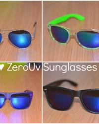 Enjoy the mirror effect sunnies with ZeroUv!