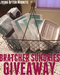 GIVEAWAY: Bratcher Sundries Handmade Soaps Basket