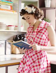 Spring dress and summer hair