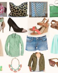 April Wish List - Pastels, Polka Dots & Chevron