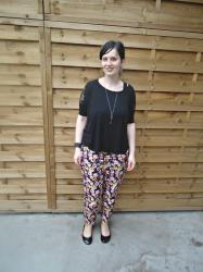 OOTD4: Pantalon fleuri