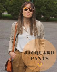 JACQUARD PANTS