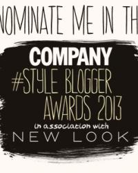 I've Been Shortlisted - Company Style Blogger Awards