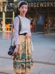 MBFWA outfit 3: Vintage at Fashion Week