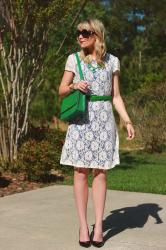 Green + Lace + Guest Post "Salt Style Blog"