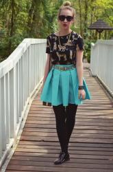 mint skirt