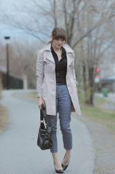 Blue, White & Trench