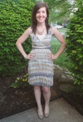 Dress Week Day 4: Neutral Ruffled Dress