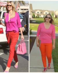 Hollywood to Housewife: Orange and Pink