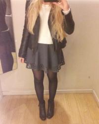 Outfits: Skater Skirt & Biker Boots