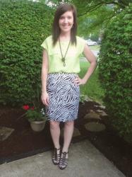 Zebra Print Skirt and Dance Mom Drama