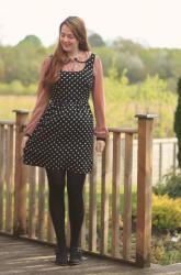 Polka Dot Pinafore