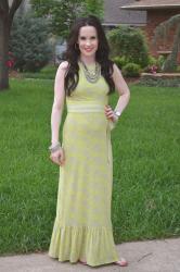 Summer Maxi Dress Style with L: Baby Bump Edition! 