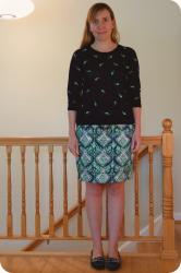 OOTD/Review: Whale Critters and a Pencil Skirt.