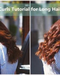 Soft Messy Curls Tutorial for Long Hair