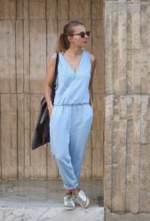 Denim jumpsuit 