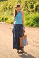 Summer Dressing With A Tank & Maxi Skirt