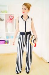 {Outfit}: The striped pants trend of Summer 2013