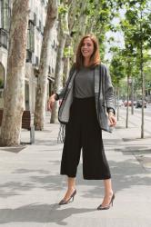 look formal. Pantalon recto midi