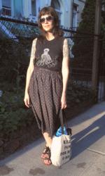 Outfit Post:  Long Skirt, Short Bangs