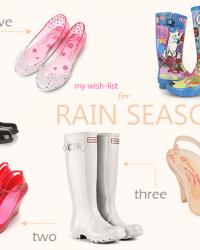 Rain season wish-list