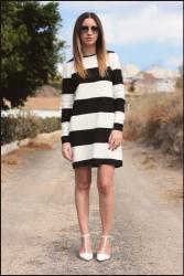 Sorteo vestido oversize a rayas de Mango